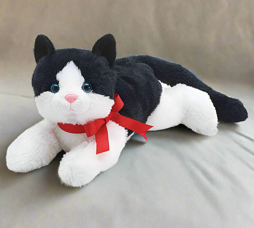 Black and White Cha-Cha Plush Kitty
